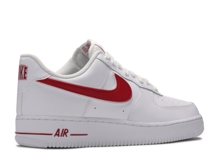 nike air force 1 07 3 white red
