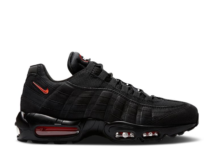 nike air max 95 sc black red