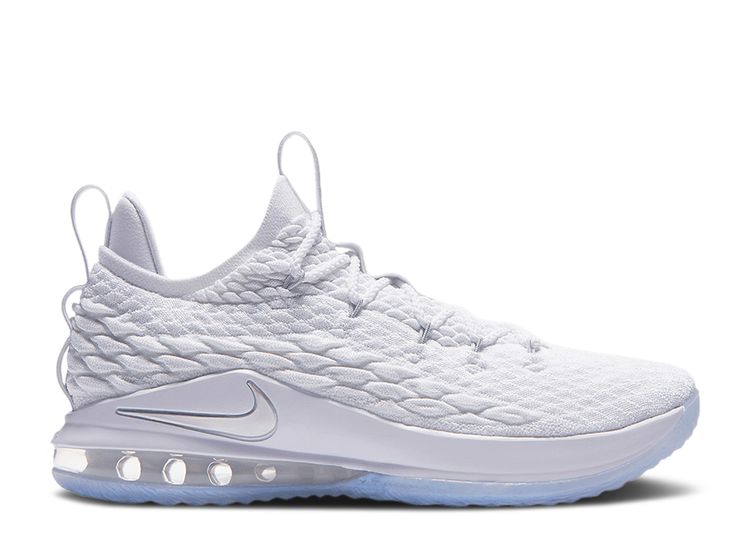 lebron 15 white and silver