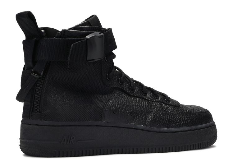 nike sf air force 1 mid triple black