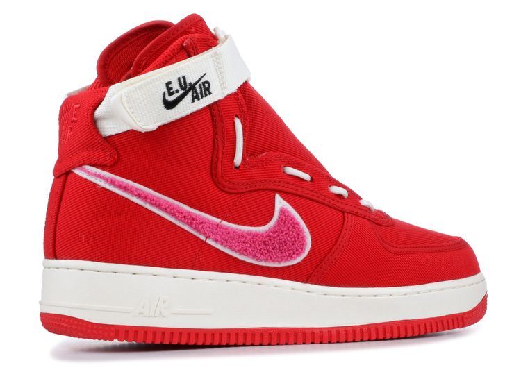 nike air force 1 red heart