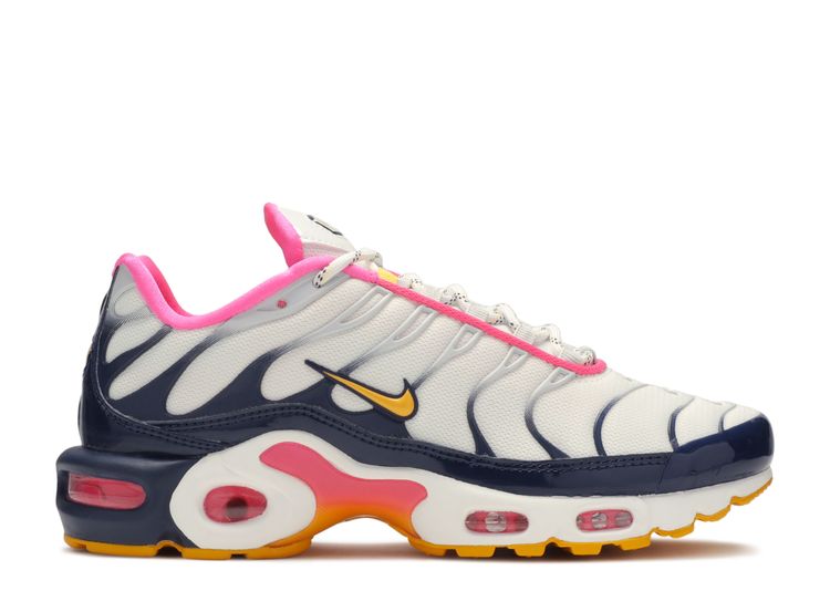 nike air max plus white and pink