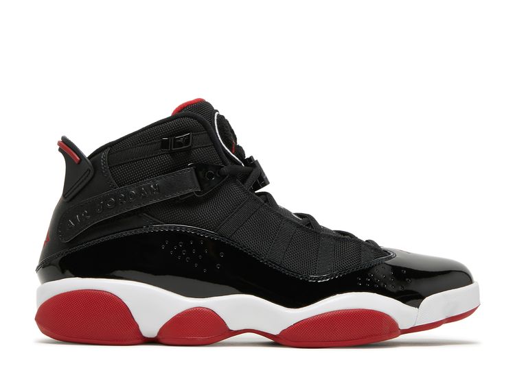 Jordan 6 Rings 'Black Varsity Red 