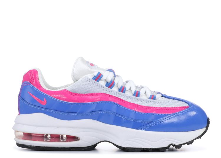 pink blue and white air max 95