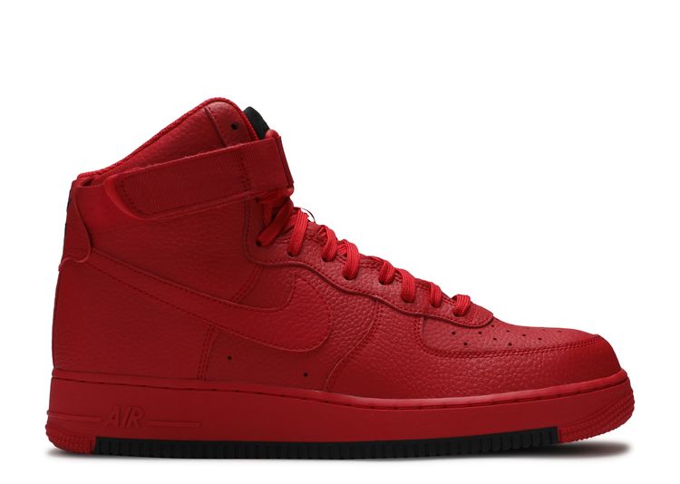 Air Force 1 High 'University Red Black 