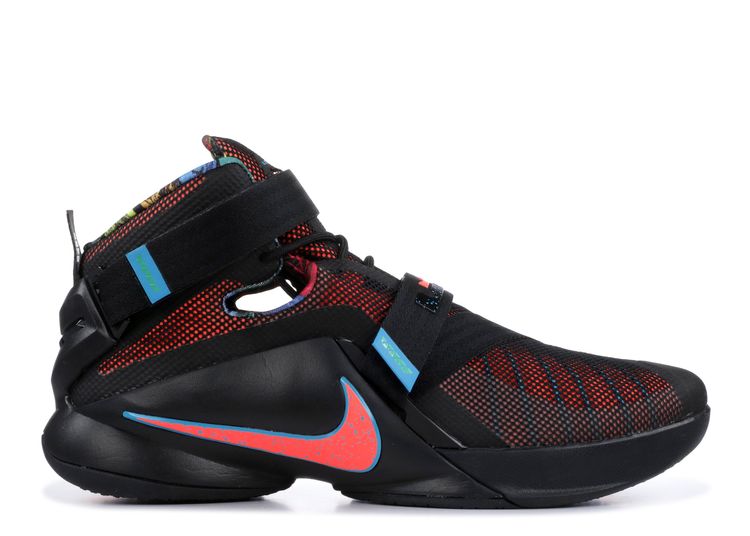 lápiz lector formato LeBron Soldier 9 'OKC' - Nike - 749417 084 - black/orange-blue lagoon-green  shock | Flight Club