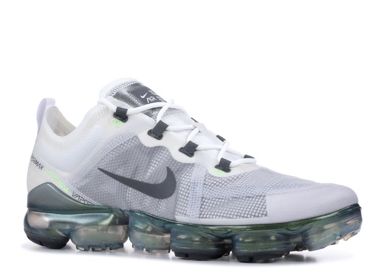 nike air vapormax 2019 premium white platinum tint lime blast