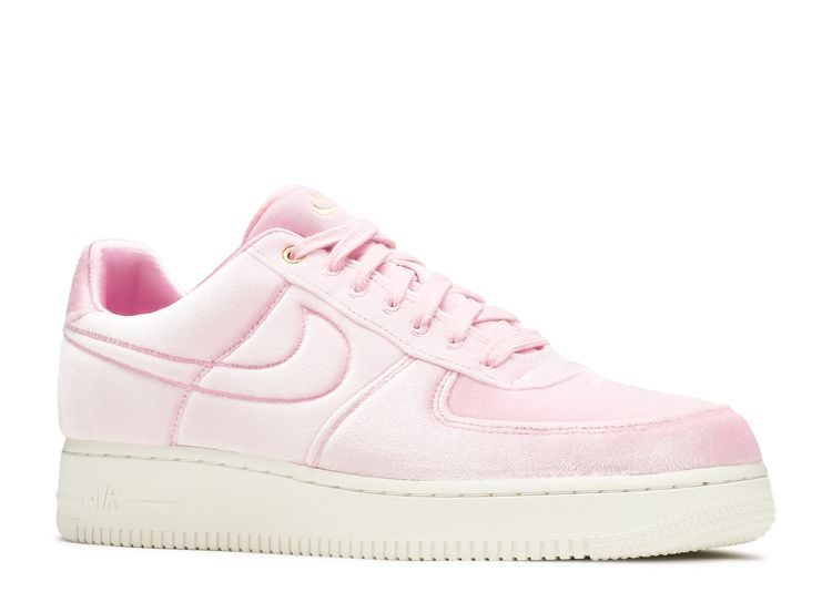 pink velvet air force 1