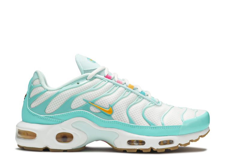 air max plus white and teal