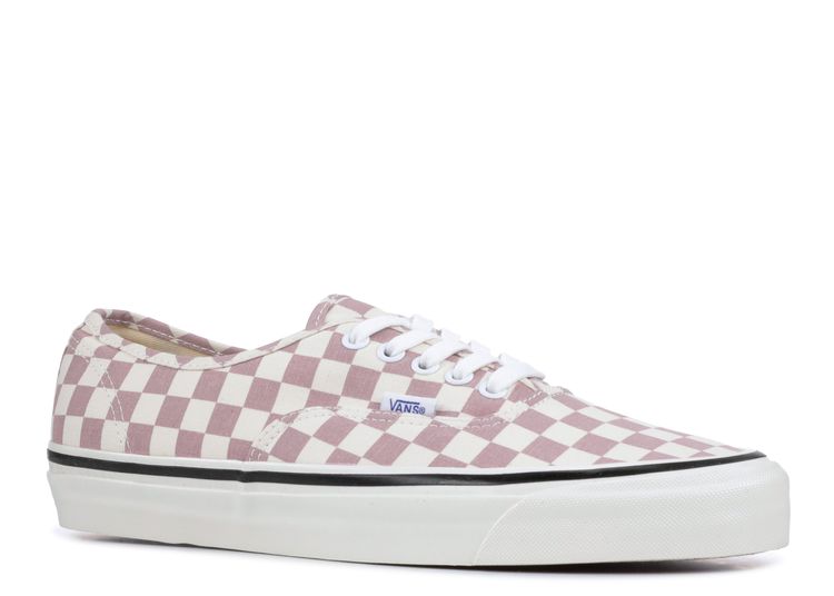 mauve checkerboard vans