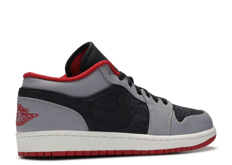 jordan 1 low black gym red cement