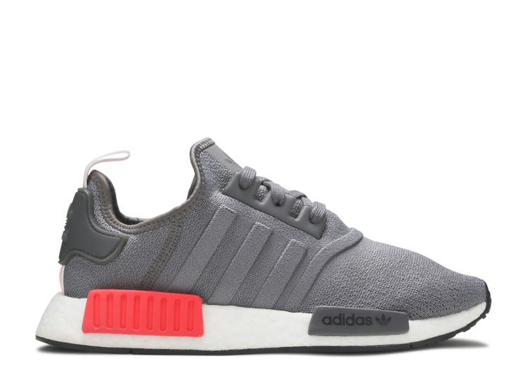 grey and red nmd
