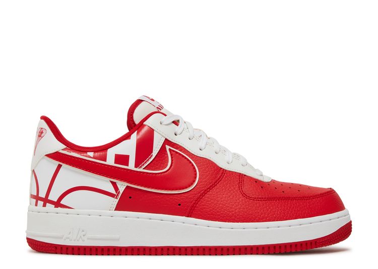 Air Force 1 Low 'Logo Pack' - Nike - 823511 608 - red/white | Flight Club