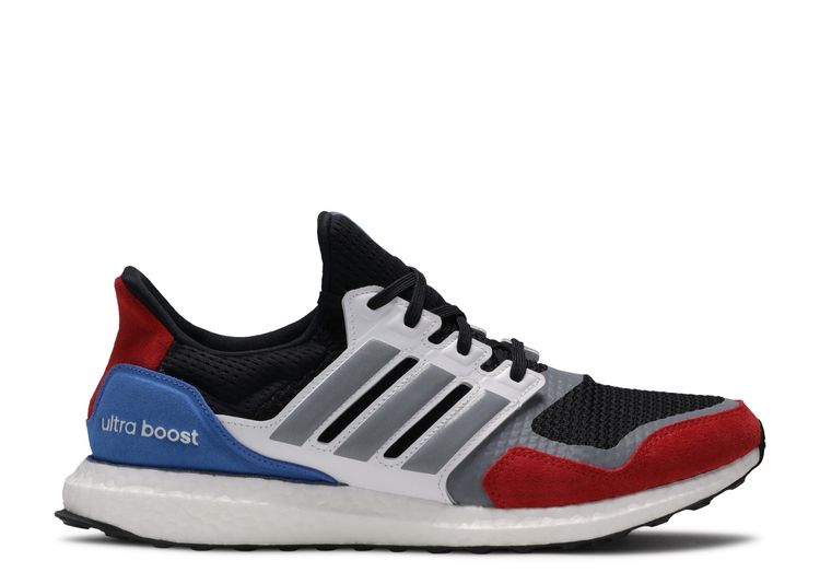 ultra boost red white blue
