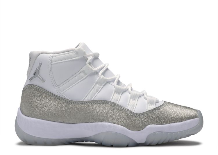 silver jordan shoes