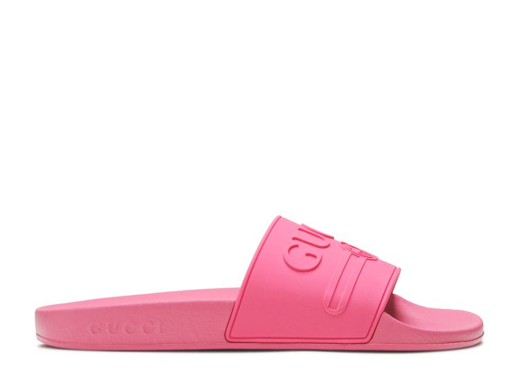 gucci fuchsia slides