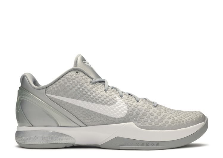Zoom Kobe 6 'Wolf Grey' - Nike - 429659 012 - metallic silver/white ...