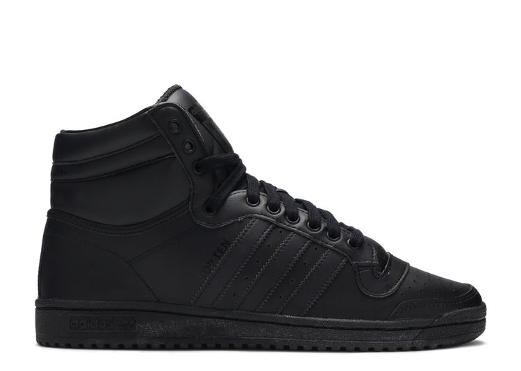 Top Ten Hi Shoes - Adidas - C75323 - core black / black / black ...