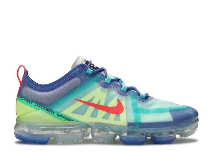 nike vapormax green and blue