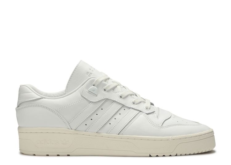 adidas originals rivalry low sneakers in triple white