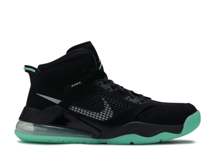 Jordan Mars 270 'Green Glow' - Air Jordan - CD7070 003 - black/reflective  silver-green glow | Flight Club