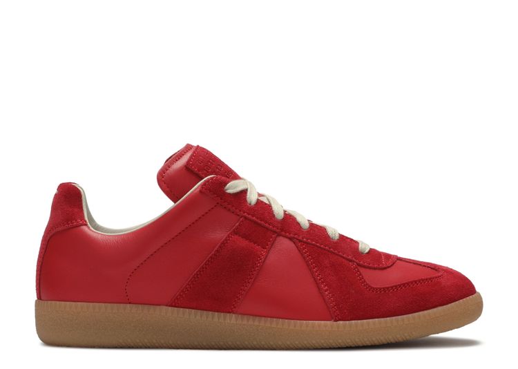 red low top maison margiela