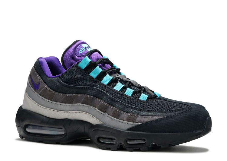 air max 95 black purple teal