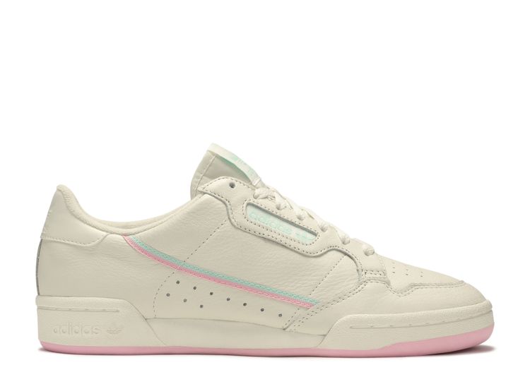 adidas continental off white pink