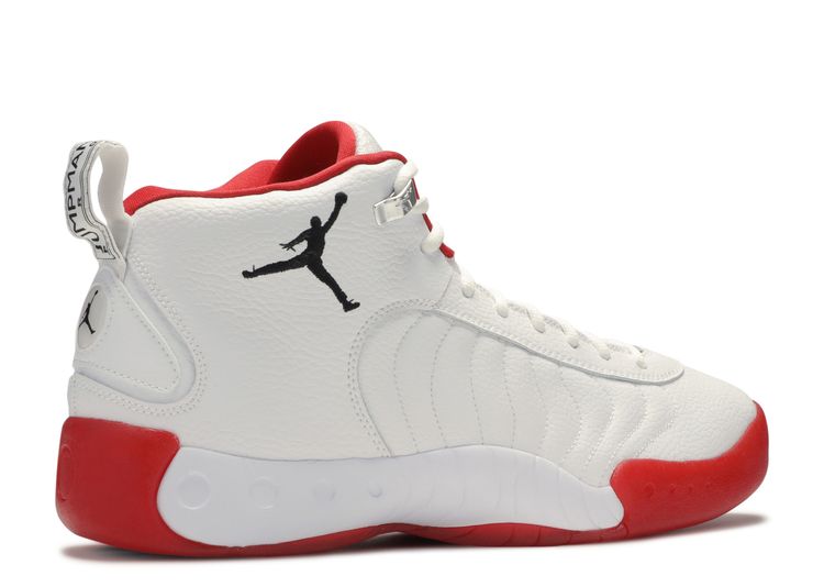 jordan jumpman white and red