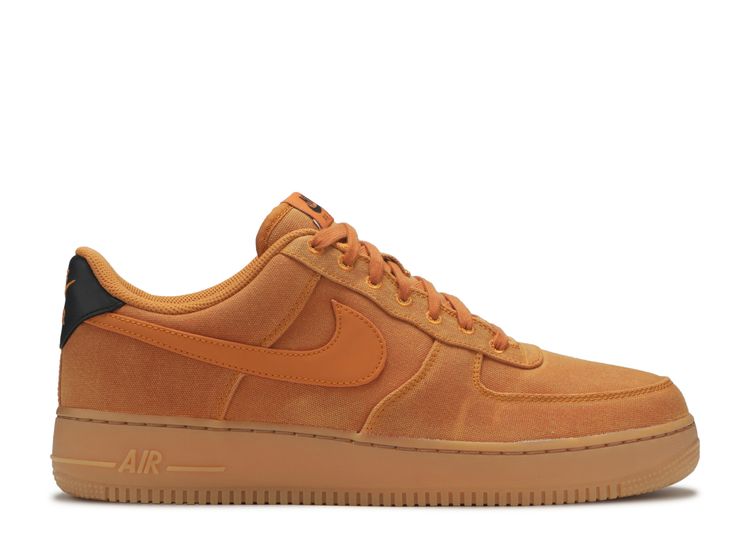 Nike Men's Air Force 1 '07 LV8 Style Casual Shoes, Orange - Size 10.5
