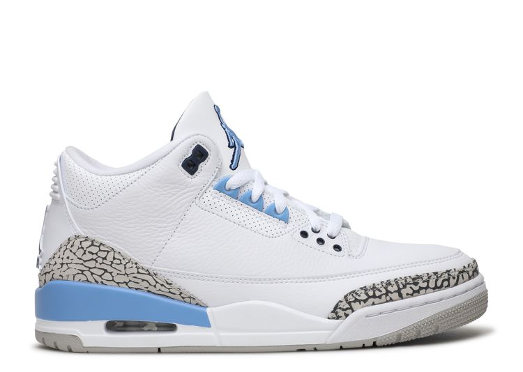 Air Jordan 3 Retro UNC Basketball Shoes