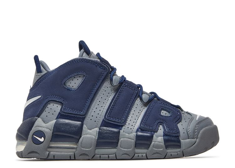 Air More Uptempo GS 'Georgetown Hoyas' - Nike - 415082 009 - cool grey ...