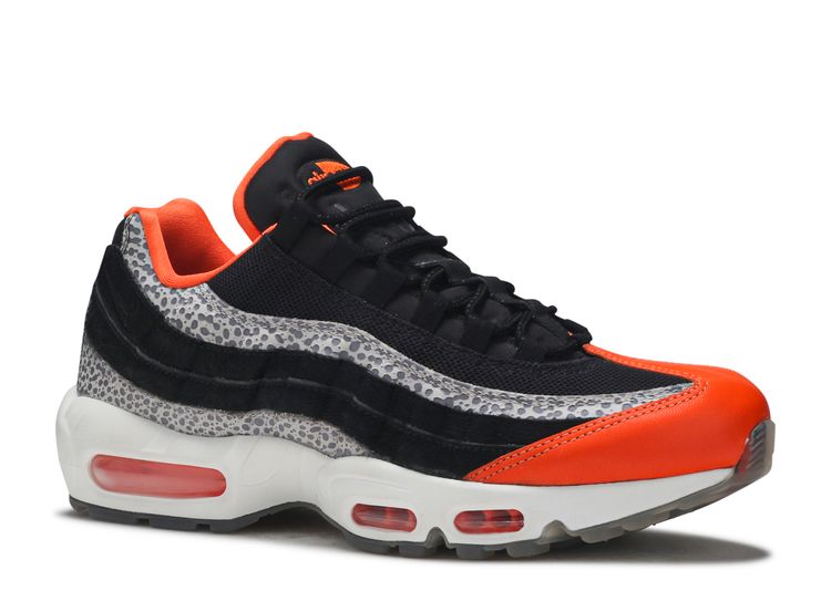 black orange air max 95