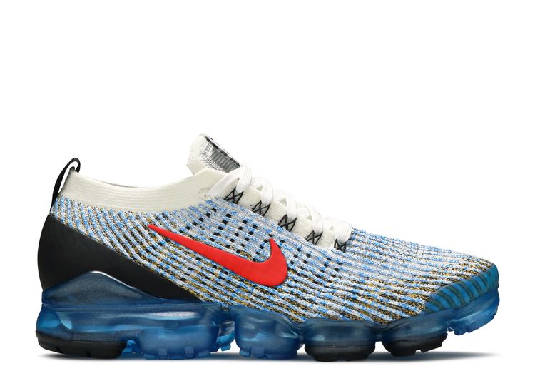 vapormax flyknit blue and white