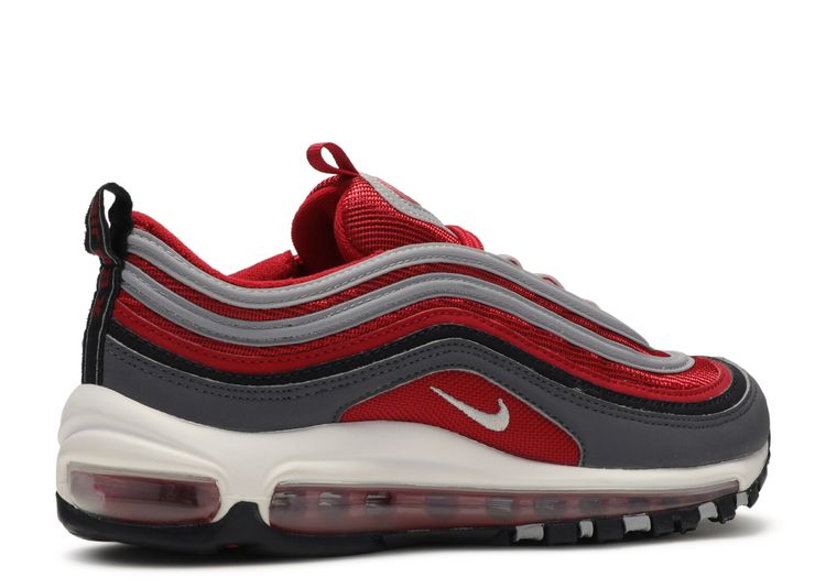 grey and red nike air max 97