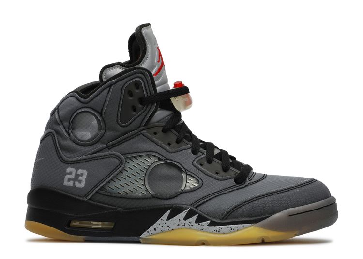 Air Jordan 5 SP Black/Muslin-Fire Red Women's Shoe