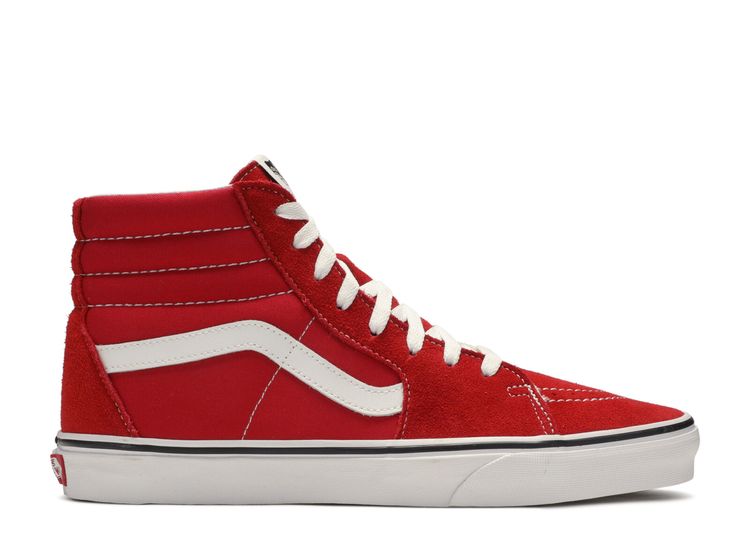 vans sk8 hi racing red