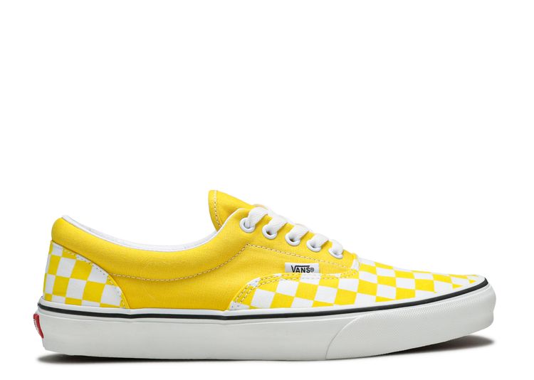 yellow vans checkerboard
