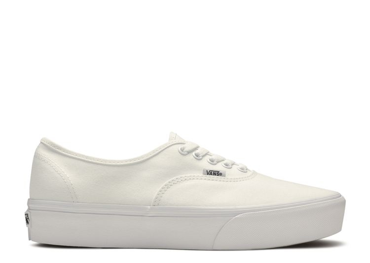 vans authentic white platform