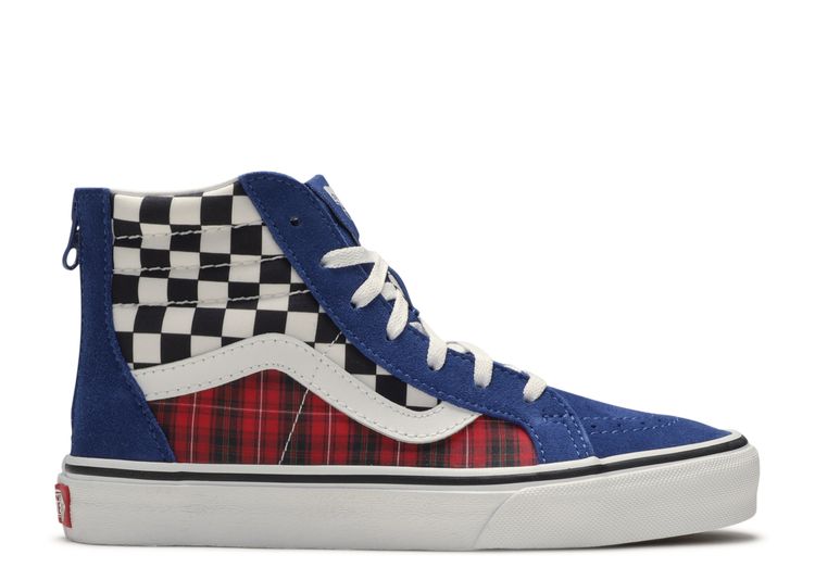 plaid checkered vans