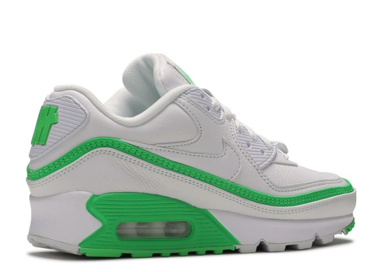 air max 90 undefeated white green