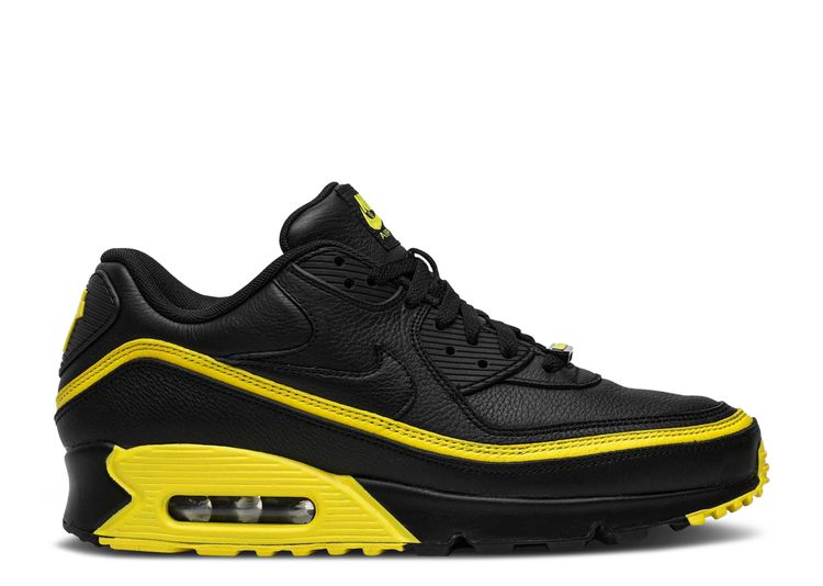 Undefeated X Air Max 90 'Black Optic Yellow' - Nike - CJ7197 001 - black/optic yellow Flight Club