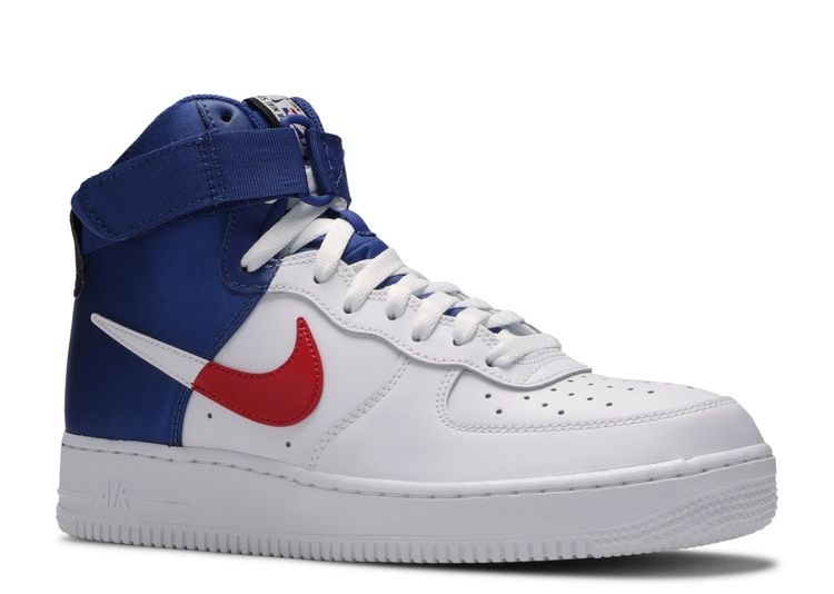Nike Men's Air Force 1 High LV8 USA NBA RED/WHITE/BLUE BQ4591