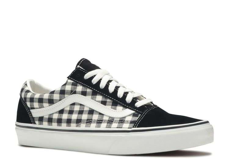 gingham old skool vans