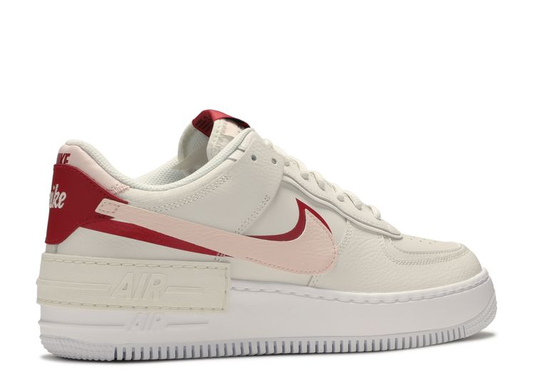 nike air force 1 shadow gym red