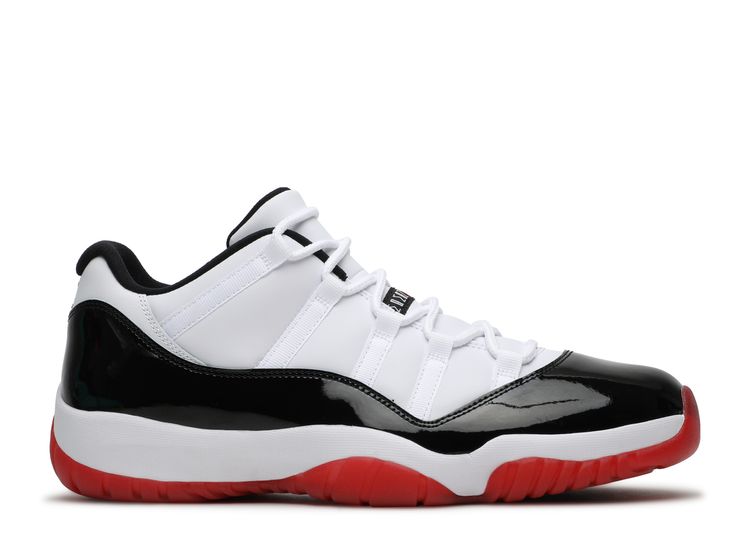 air jordan 11 retro low (white/university red-black) Women's Shoe