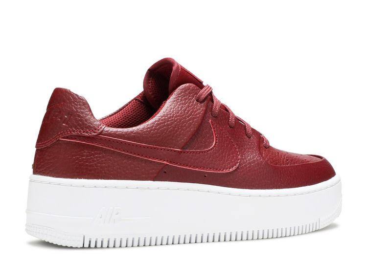 air force 1 sage low red