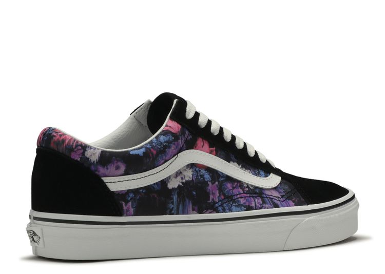old skool warped floral