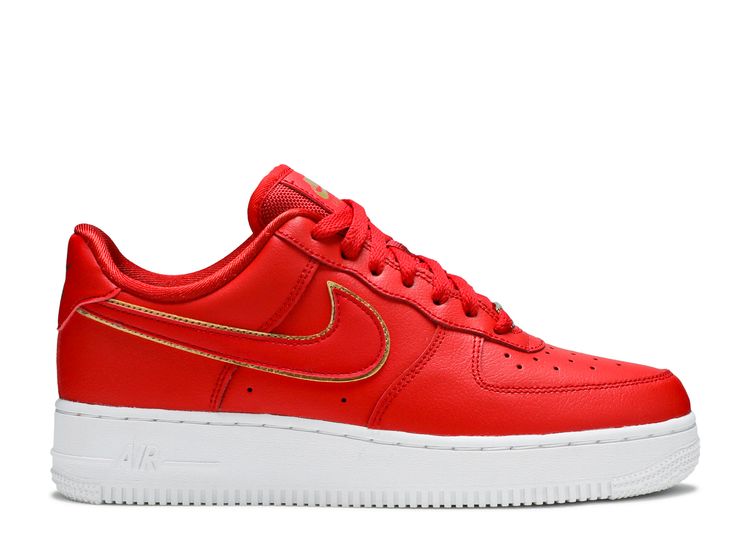 Wmns Air Force 1 Low 'Red Gold Swoosh 
