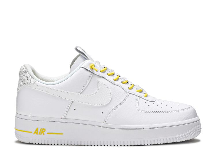 nike air force 1 white and yellow